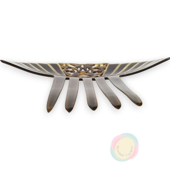 Antique Art Deco Mantilla Hair Comb Lrg 7\